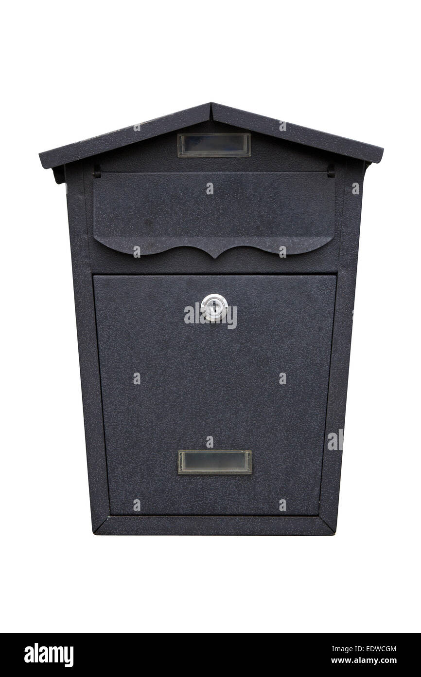 mailbox isolated on white background Stock Photo - Alamy