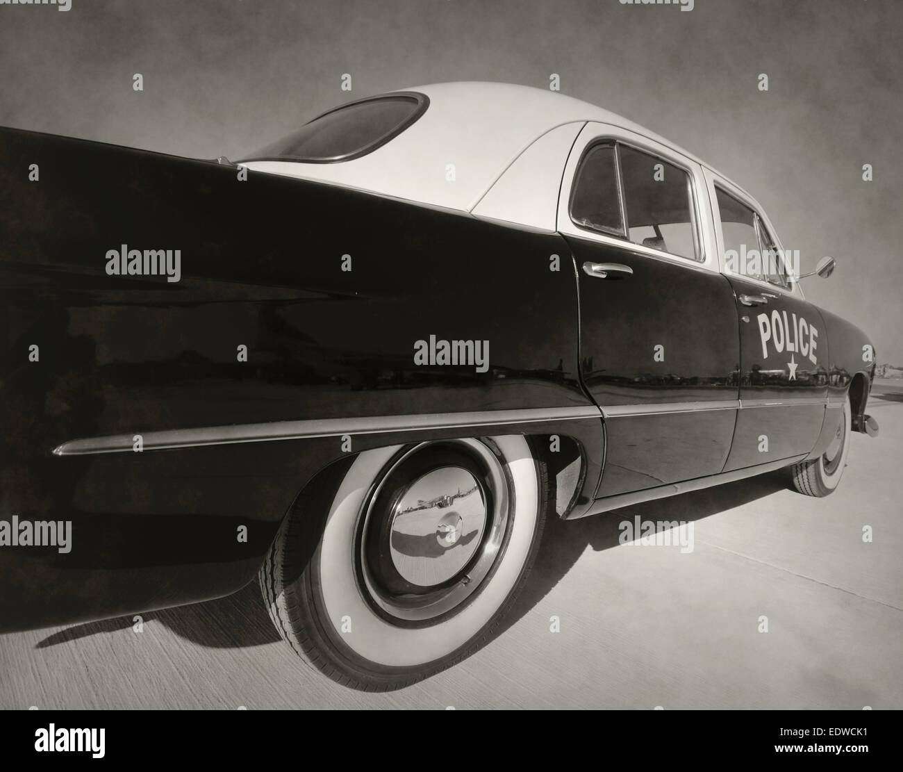 Retro police car hi-res stock photography and images - Alamy