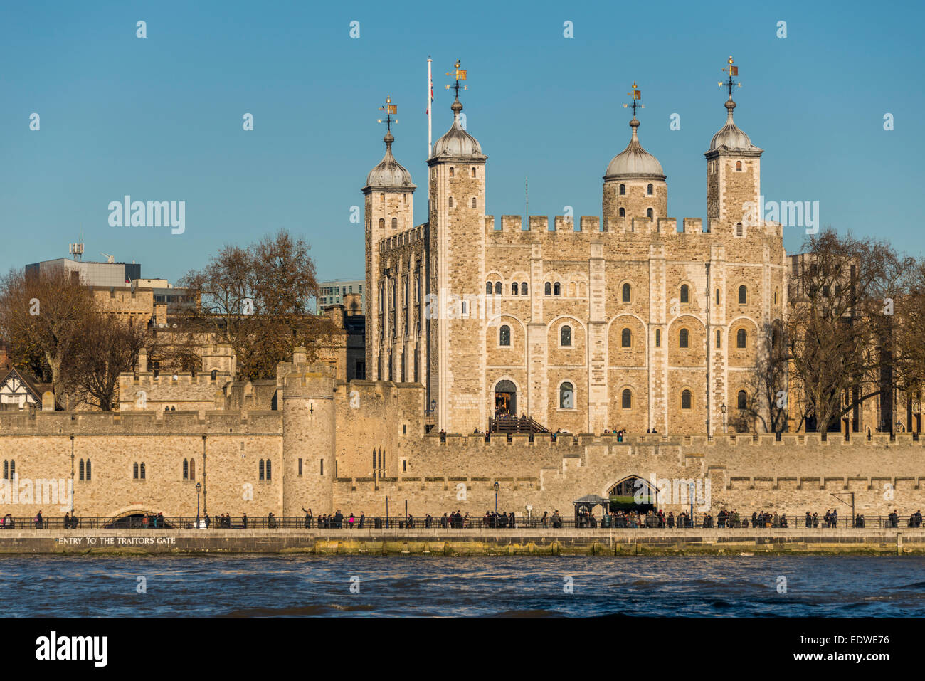 The Tower of London is a historic royal palace and one of London's top tourist attractions Stock Photo