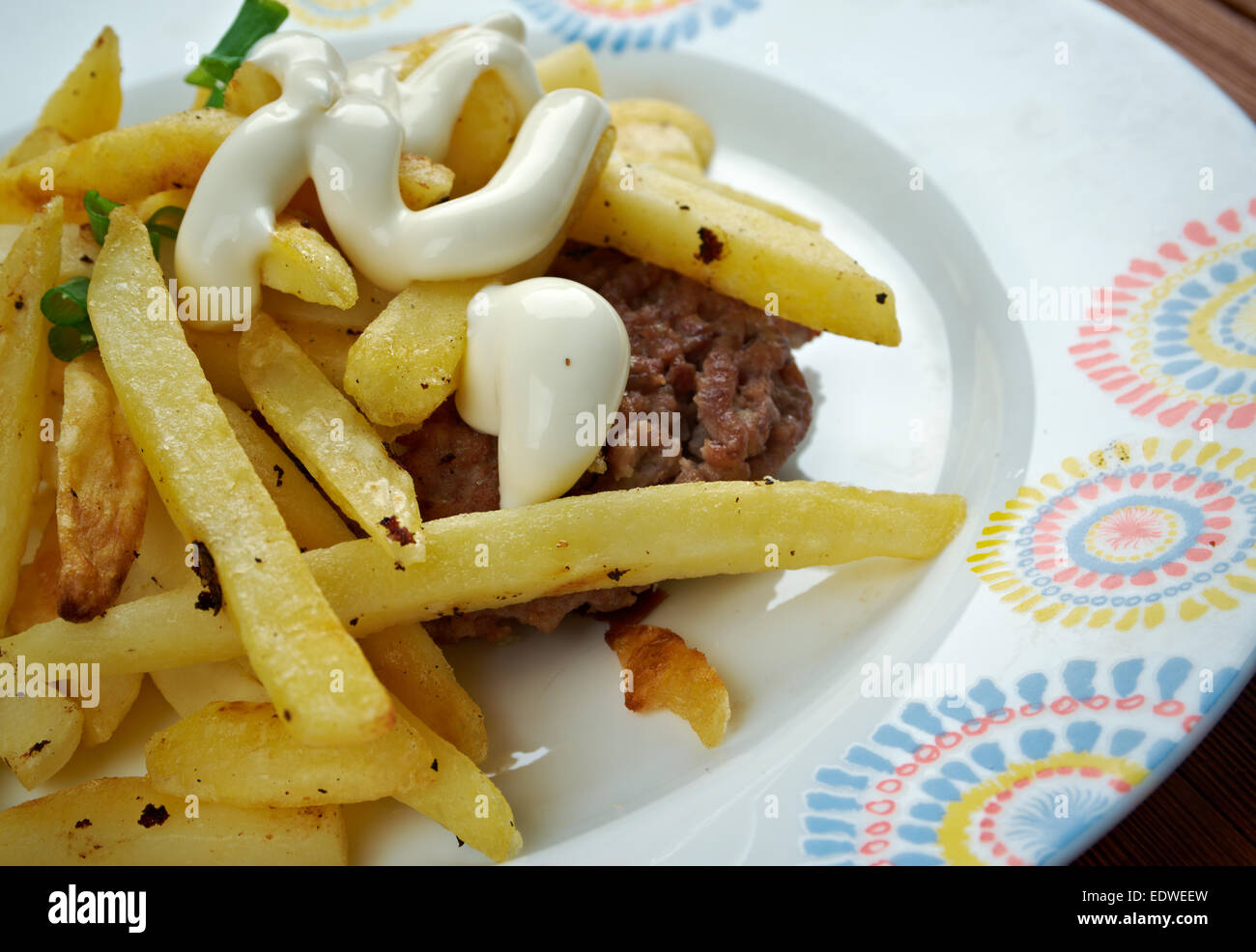 Horseshoe sandwich openfaced sandwich originating from Springfield