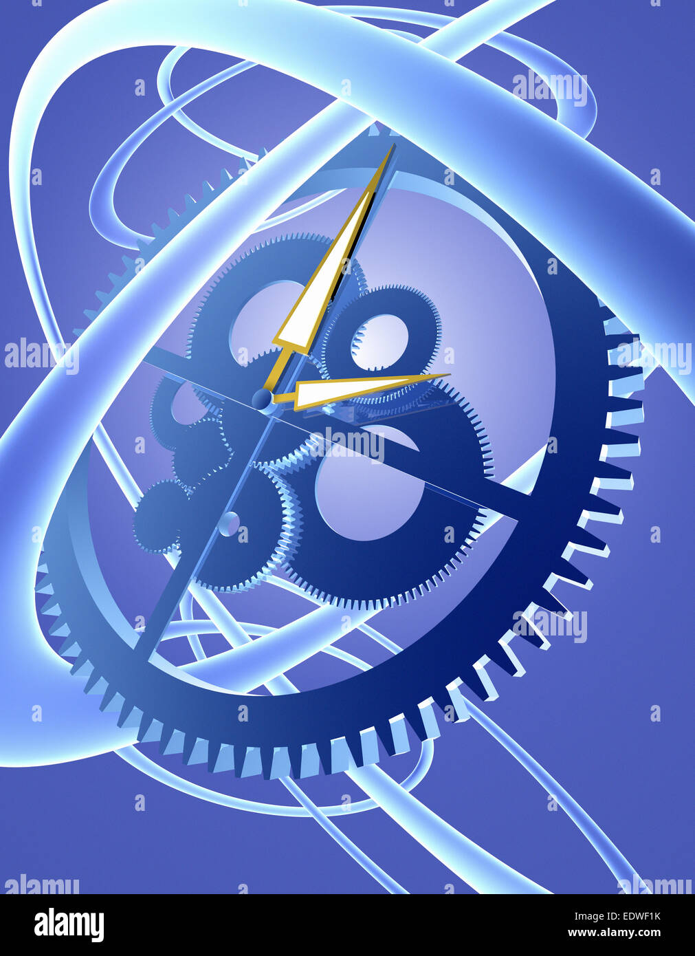 Infotech Time technology and time Stock Photo - Alamy