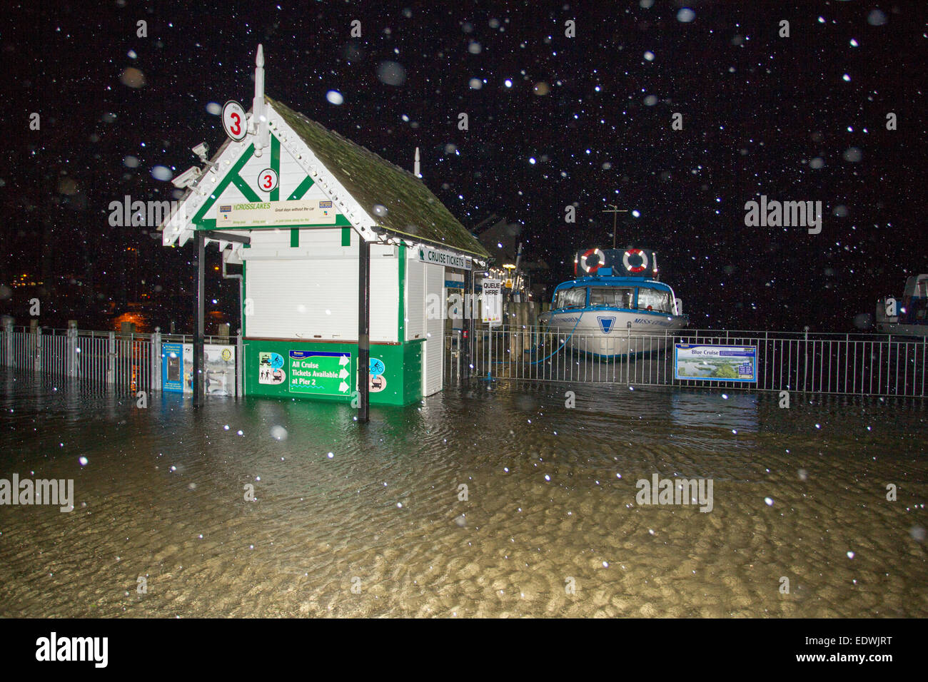 Bowness on Windermere, Cumbria, UK. 10th January, 2015. UK weather