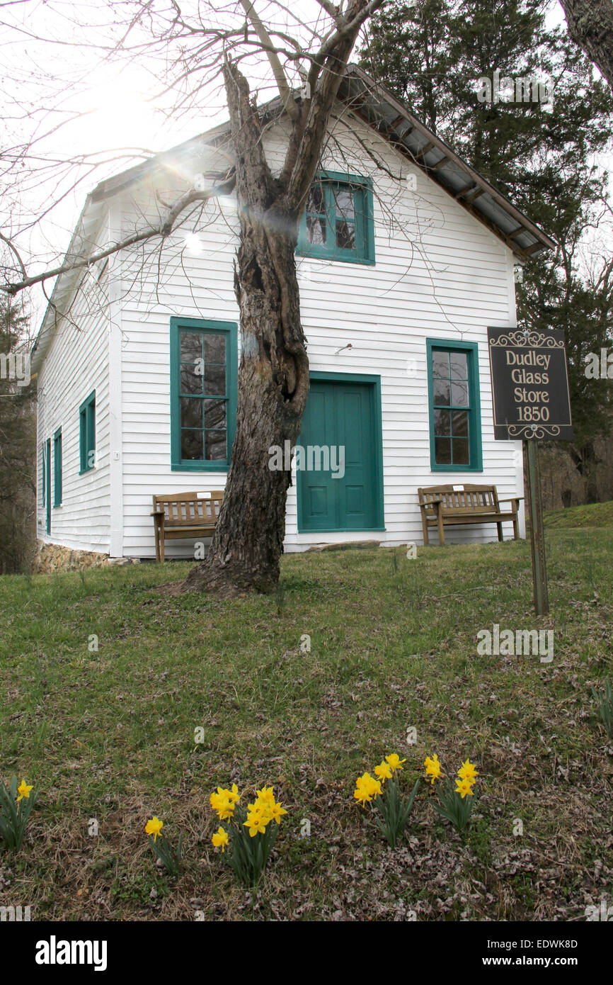 old buildings in Rockford, NC Stock Photo Alamy
