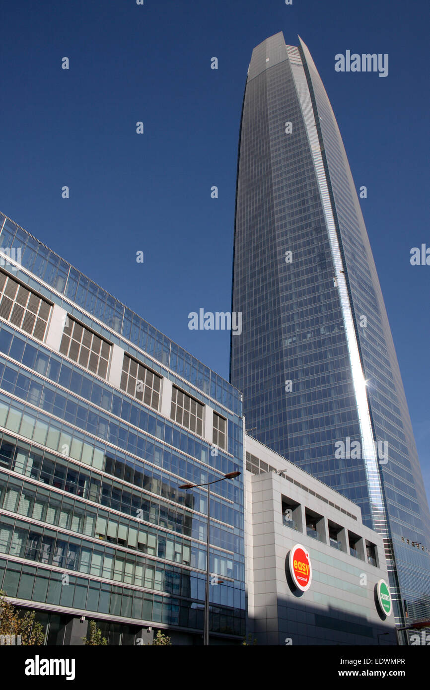 The Torre Gran Costanera, the highest building in Latin America, in