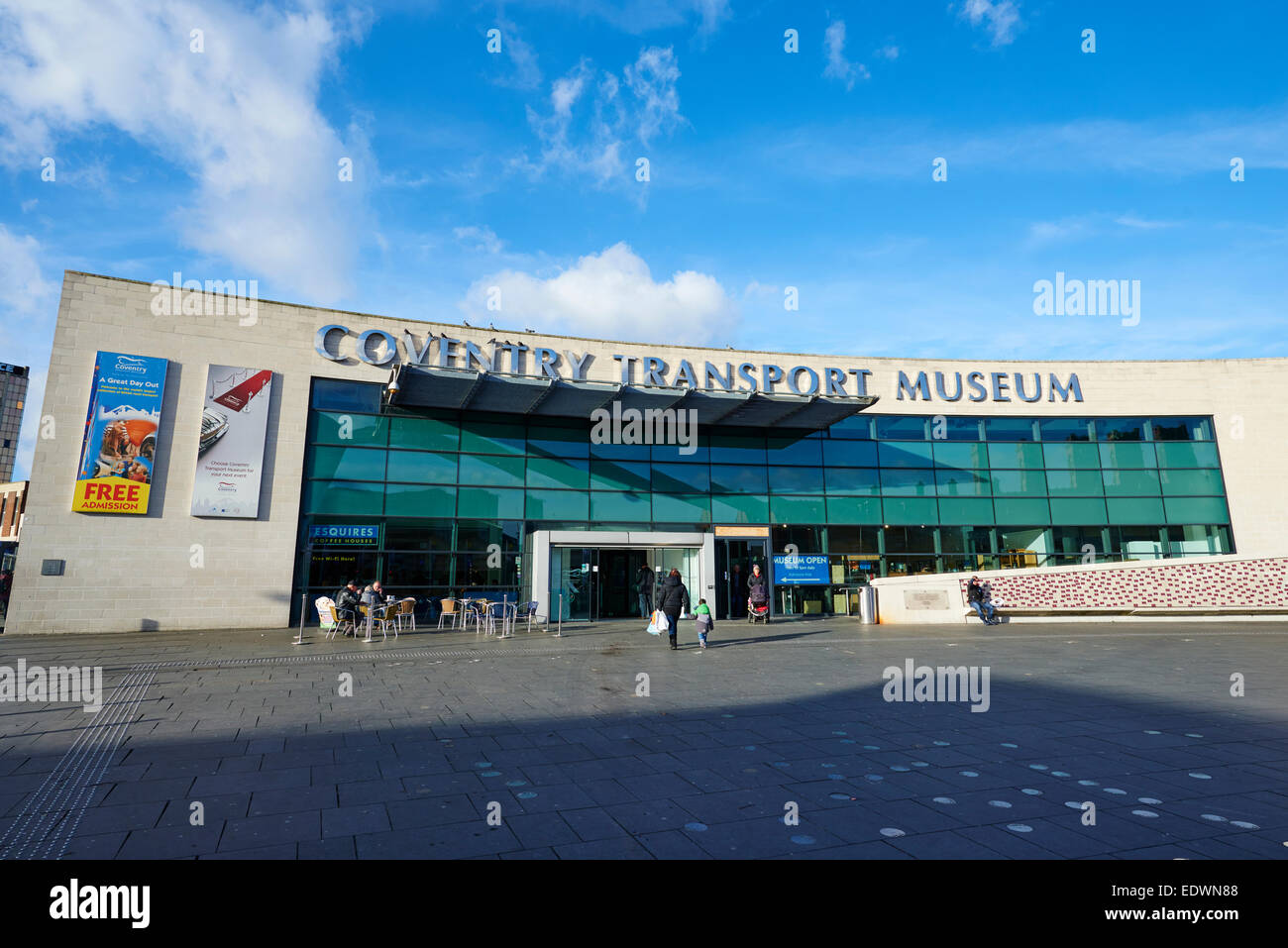 Entrance To The Coventry Transport Museum UK Stock Photo