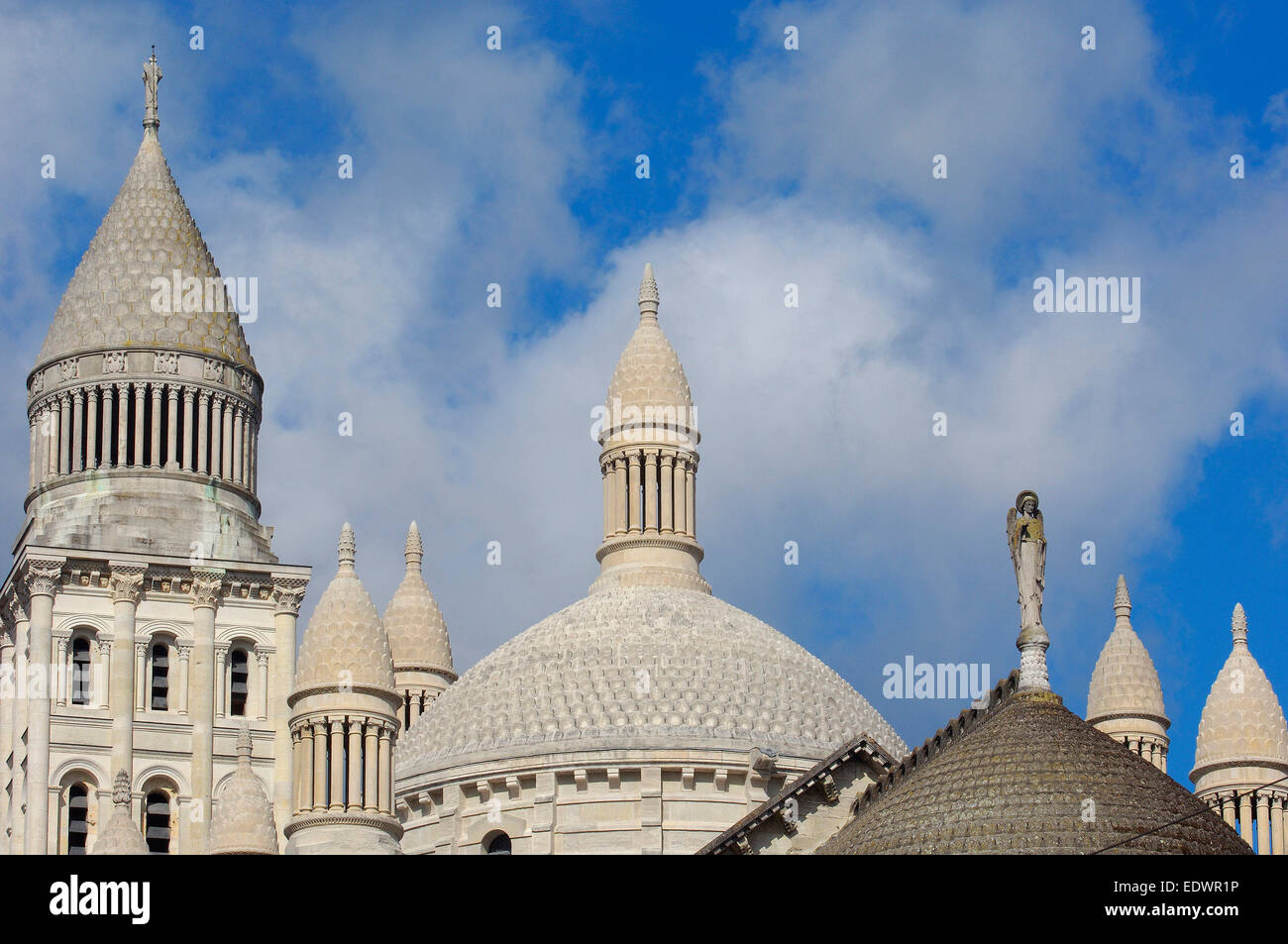 Perigueux, Saint Front Cathedral, Perigord Blanc, Dordogne, Aquitaine ...