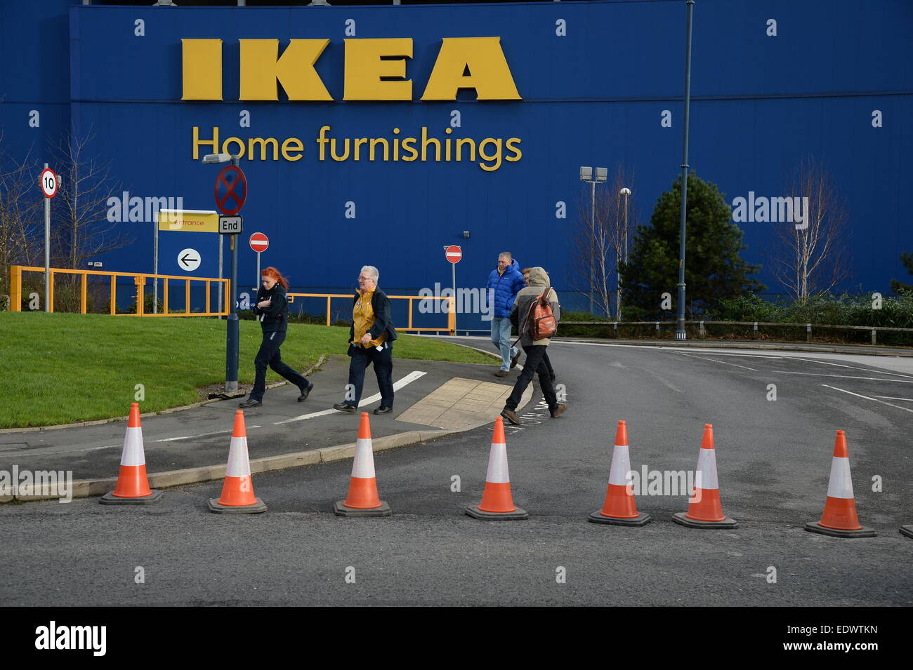 10th January 2015 Ikea in Ashton Under Lyne was closed due to damage