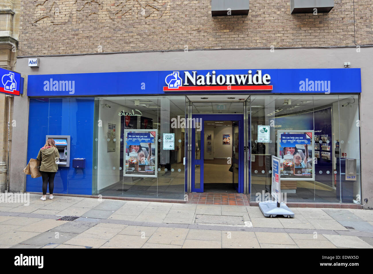 Nationwide Building Society branch, Cambridge Stock Photo