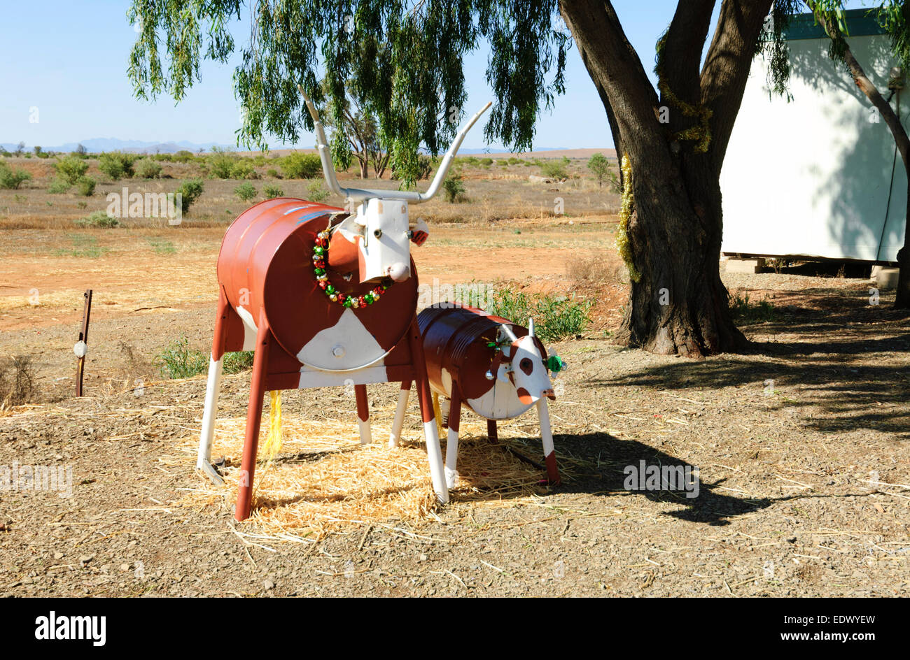 Humorous Animal Art, South Australia Stock Photo