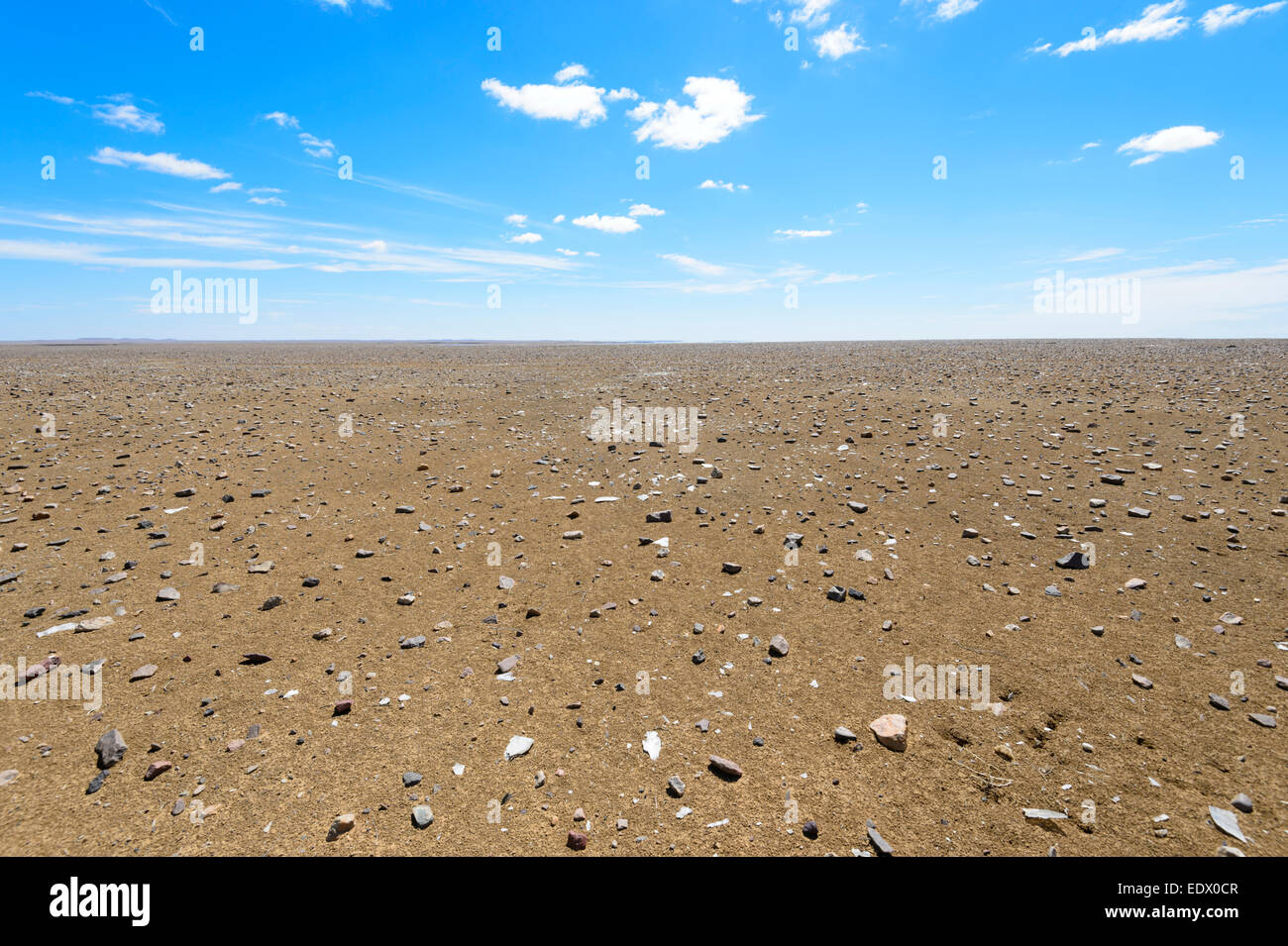 The Moon Plain, South Australia, where a scene of the Mad Max movie was filmed Stock Photo