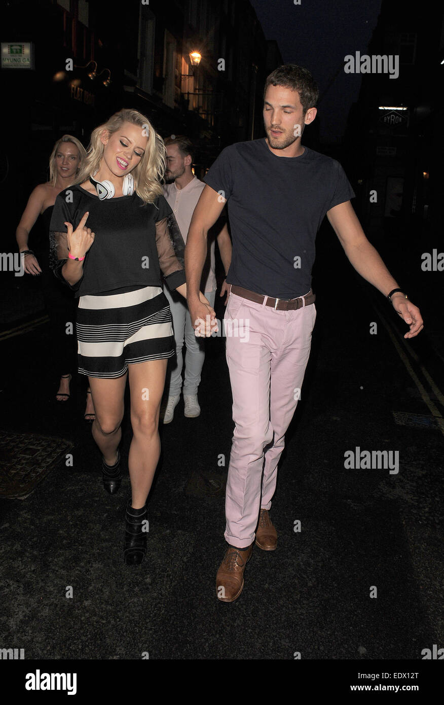 Celebrities attend the Malibu Rum National Pina Colada Party Featuring