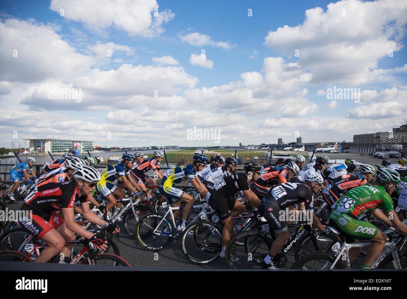 The tour of britain cycle race stock photo alamy