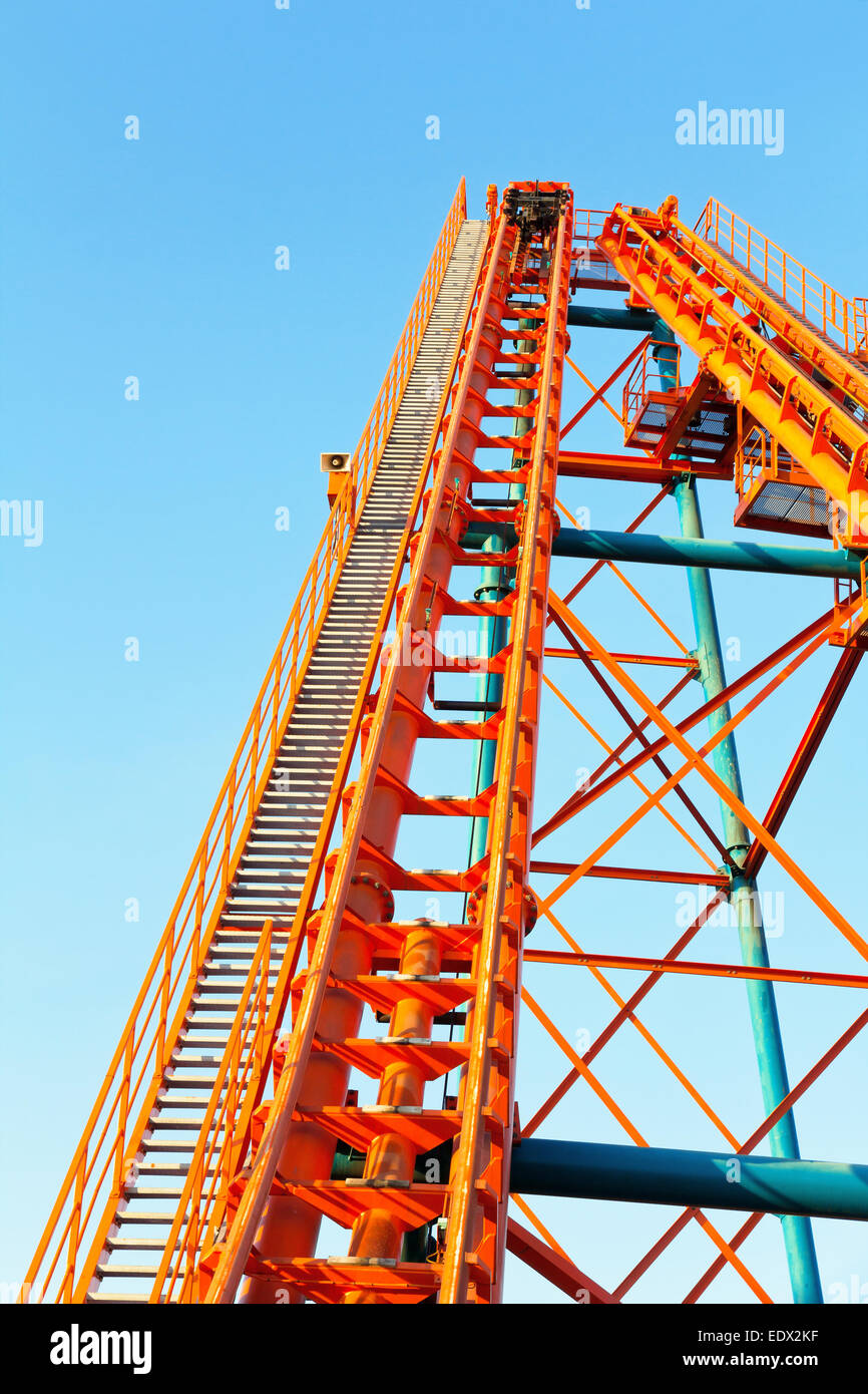 Roller Coaster Track Stock Photo - Alamy