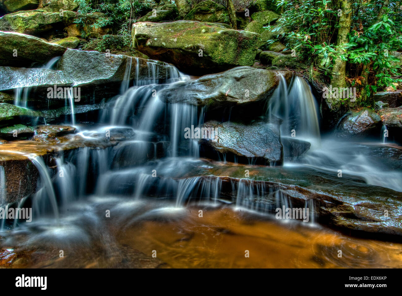Lower Somersby Falls, Central Coast, New South Wales Stock Photo