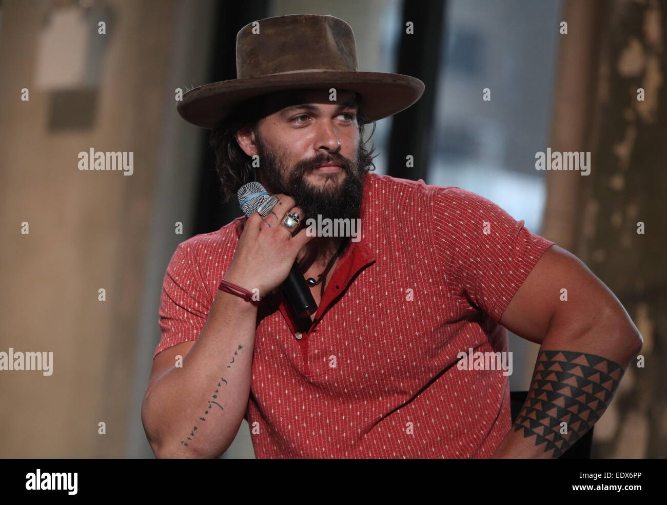 Build Speaker Series with Jason Momoa held at AOL Headquarters