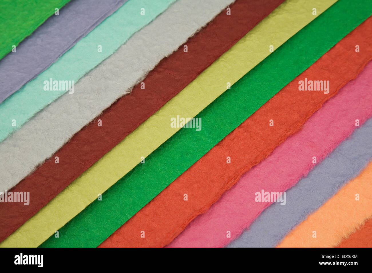 handmade colour paper for art and craft Stock Photo - Alamy