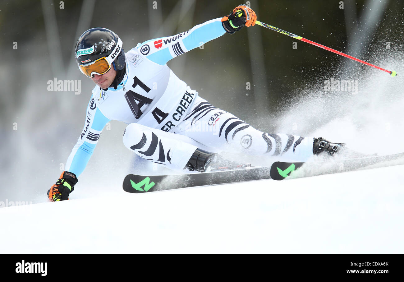 Beaver Creek, COLORADO, UNITED STATES. 18th Mar, 2014. Felix Neureuther of Genrmany during the first run of the Men's Giant Slalom race at the FIS Alpine Skiing World Cup in Beaver Creek, Colorado, USA, 07 December 2014. © Ralph Lauer/ZUMA Wire/Alamy Live News Stock Photo