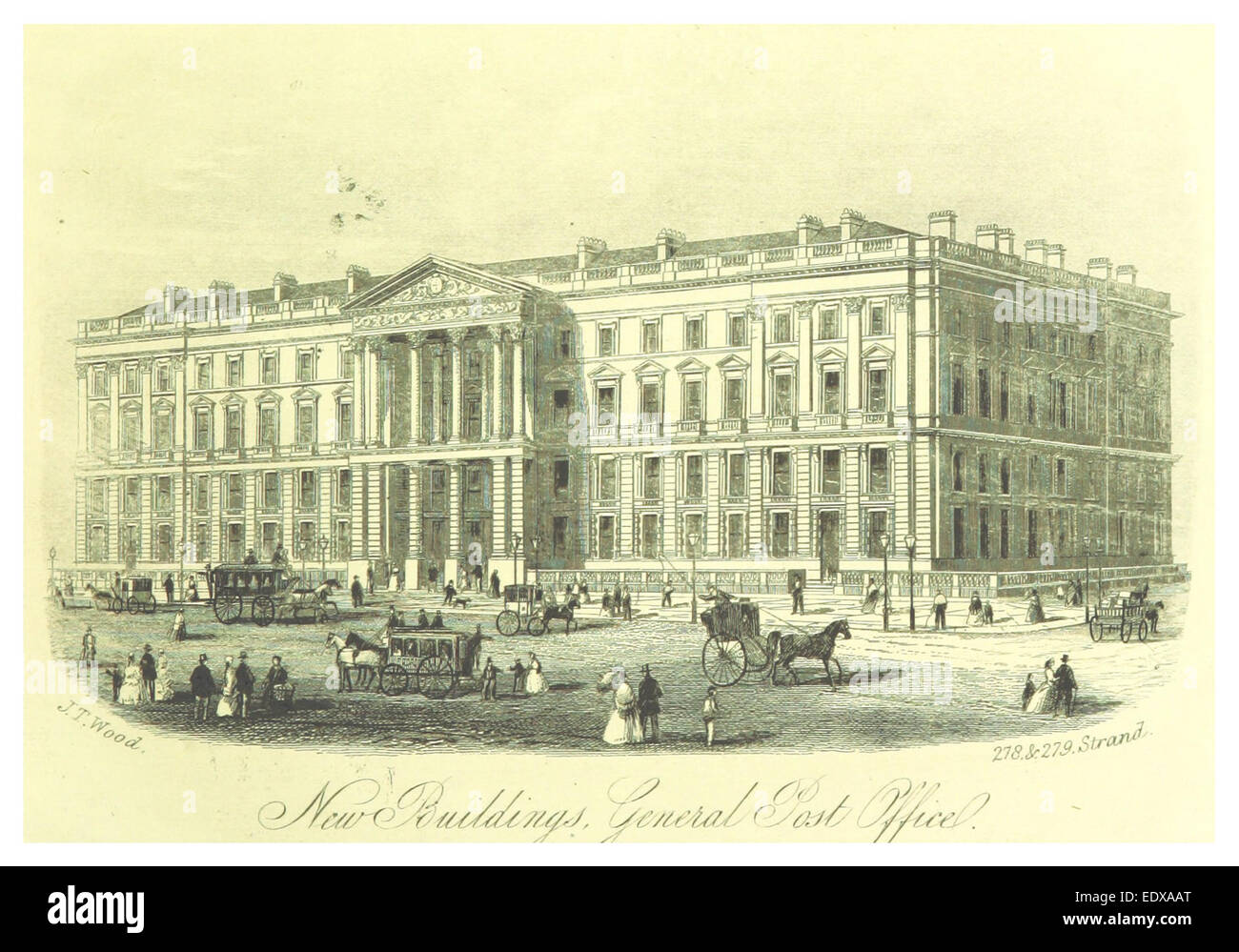 LONDON ILLUSTR(1872) p1.101 GENERAL POST OFFICE Stock Photo - Alamy