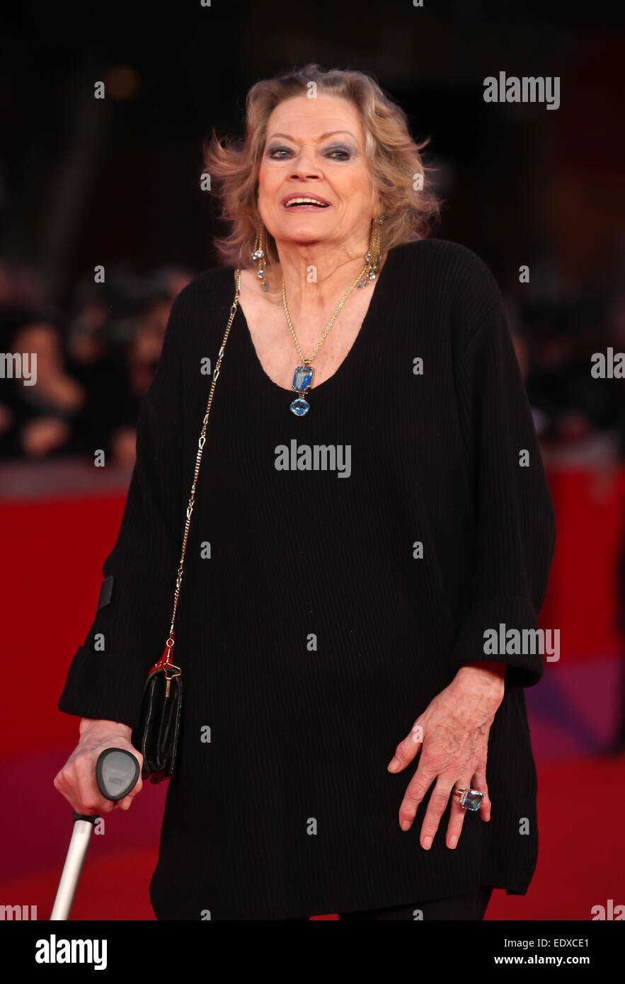 Actress Anita Ekberg attends the premiere of the new version of 'La Dolce Vita' during the 5th  International Rome Film Festival at Auditorium Parco della Musica in Rome, Italy, 30 October 2010. Photo: Hubert Boesl Stock Photo