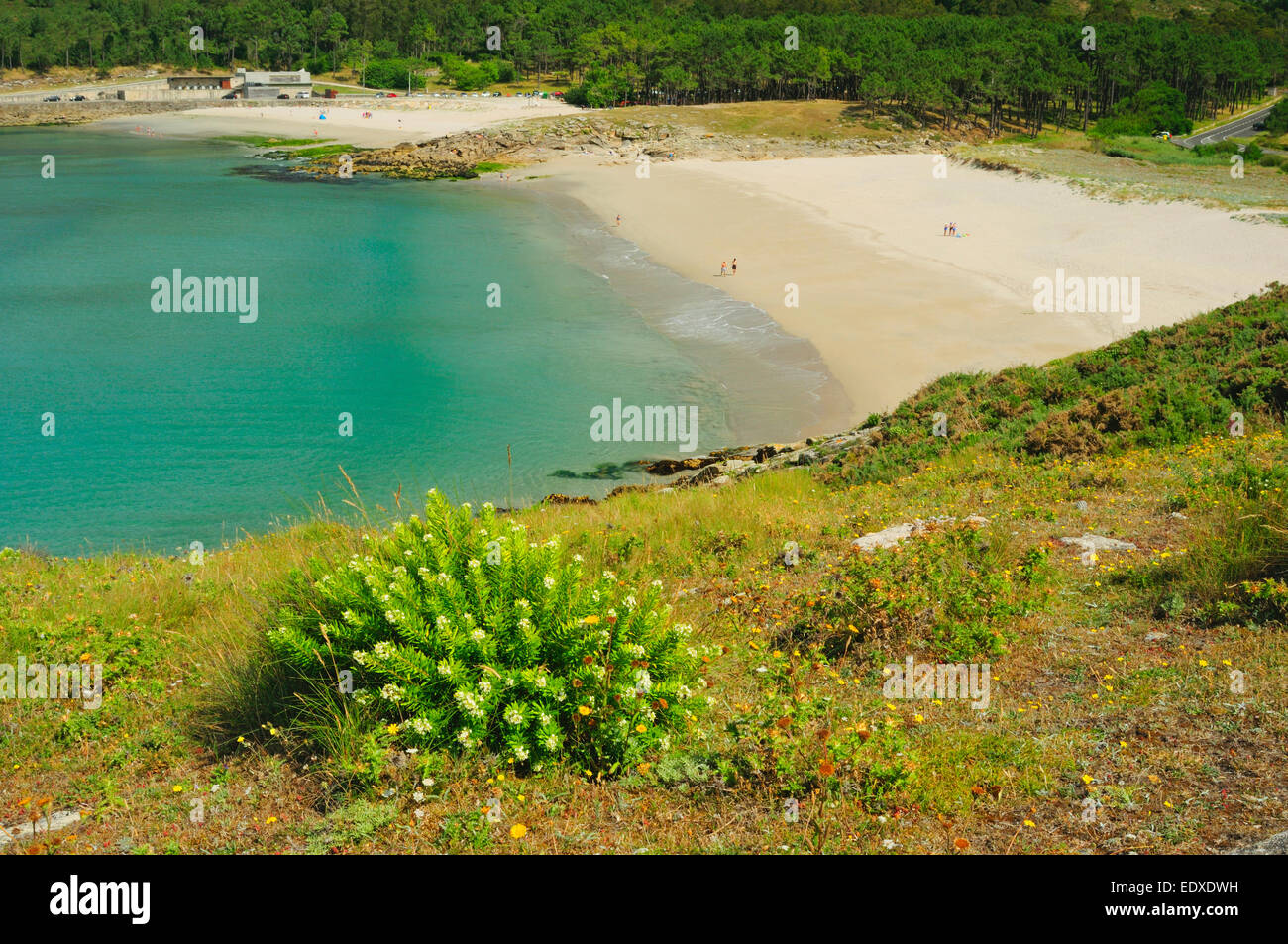 Balares beach. Ponteceso, Galicia, Spain Stock Photo