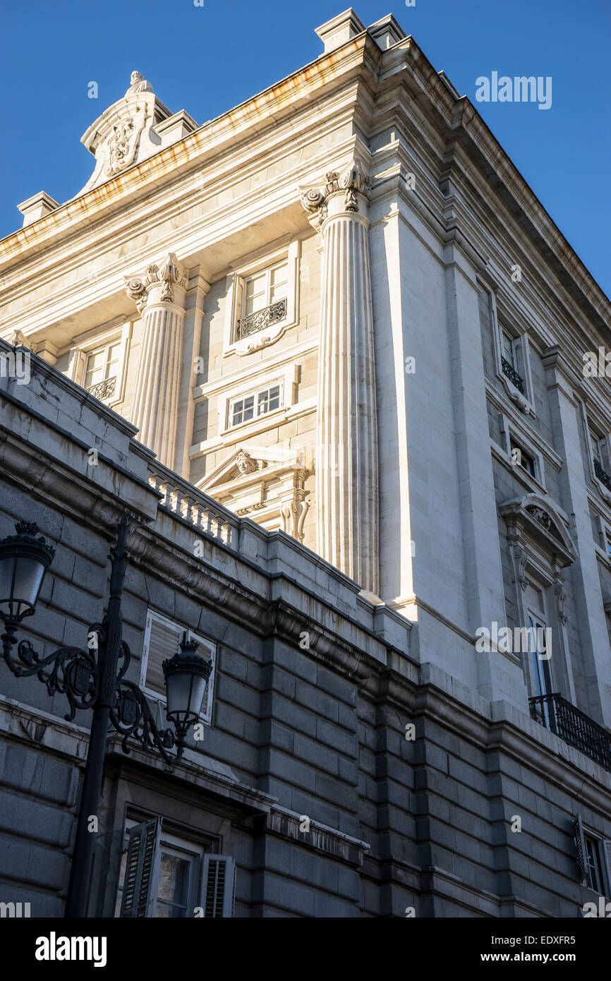 Royal Palace of Madrid, located in the area of the Habsburgs, classical