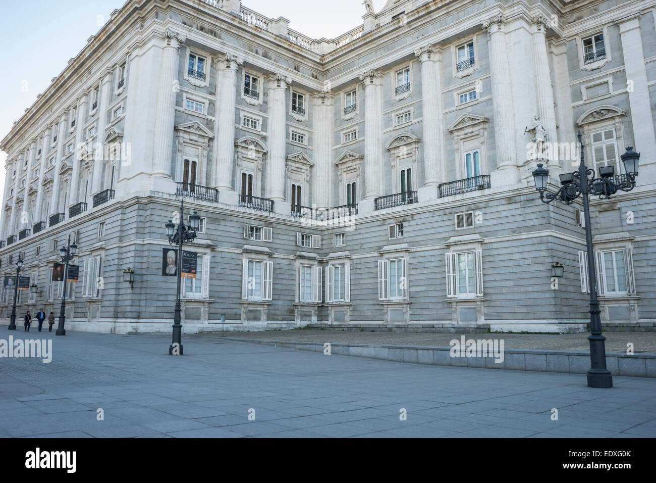 Royal Palace of Madrid, located in the area of the Habsburgs, classical