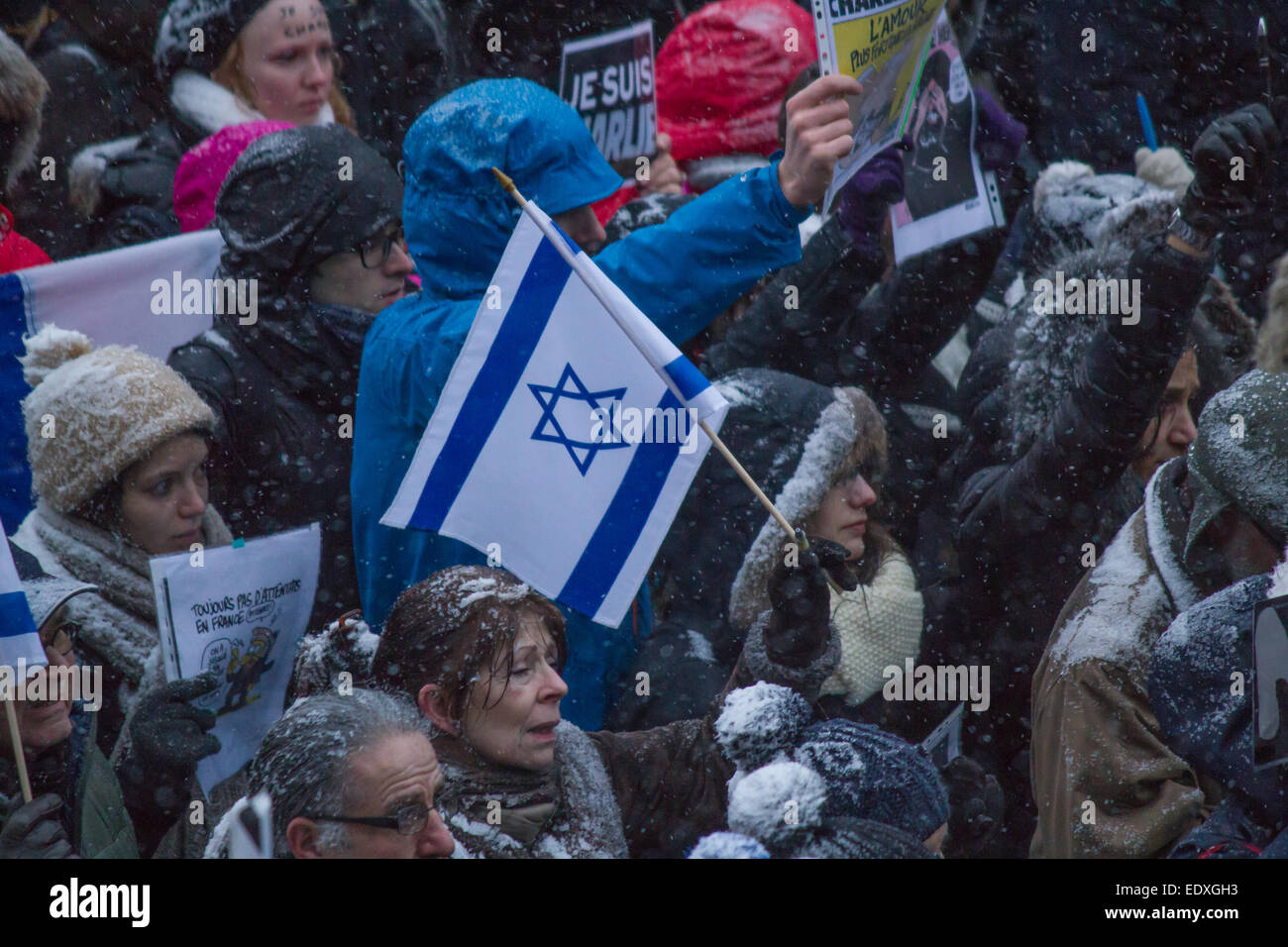 Jews Demonstrating Jewish participants in the demonstration for freedom of speech standing ...