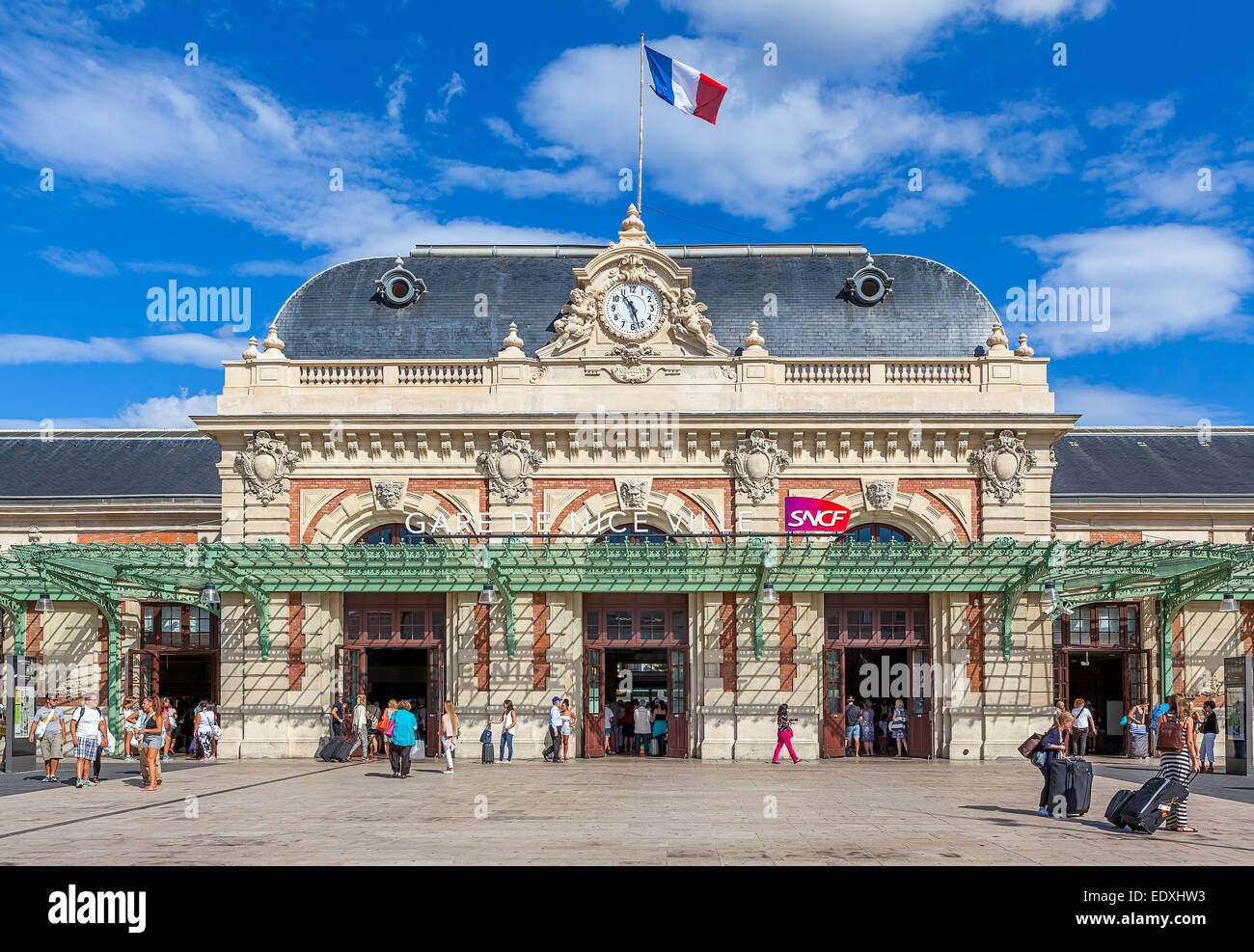 Gare de Nice-Ville - main railway station in Nice, France. Stock Photo