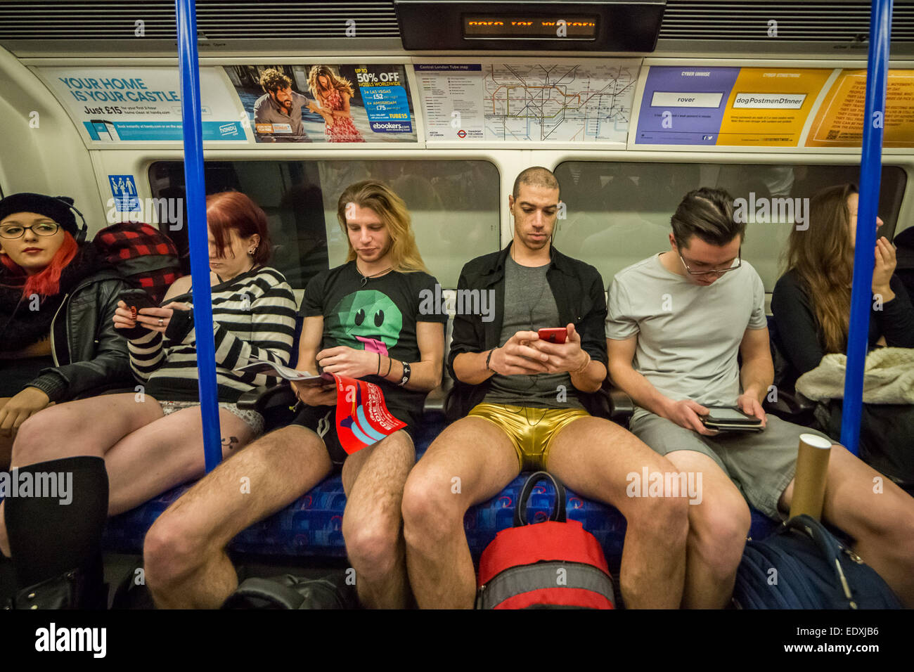 Hundreds to ride Underground in underwear this Sunday for No Trousers Tube  Ride