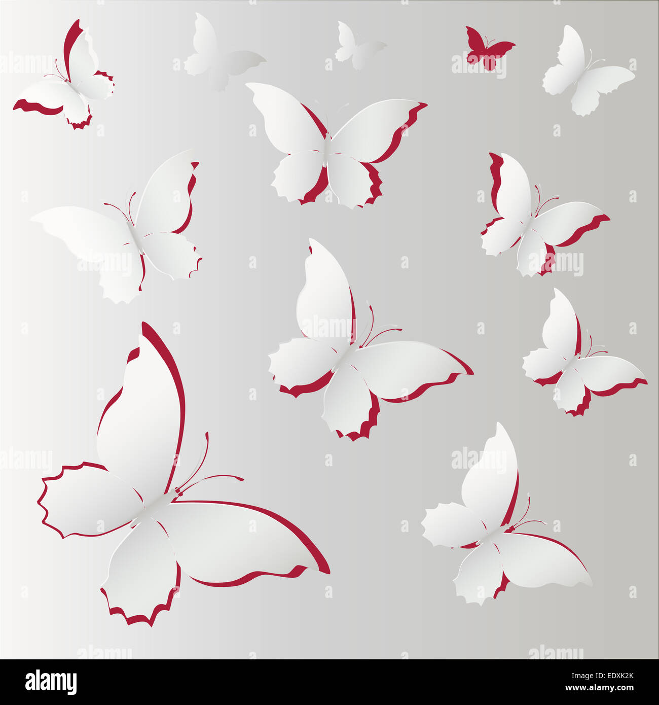 Paper Butterfly Decorations for Interior, Background Stock Image - Image of  computer, leaflets: 67417405