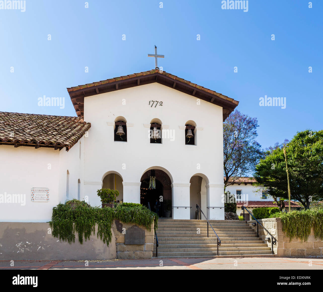 The Old Mission in San Luis Obispo, California, USA Stock Photo