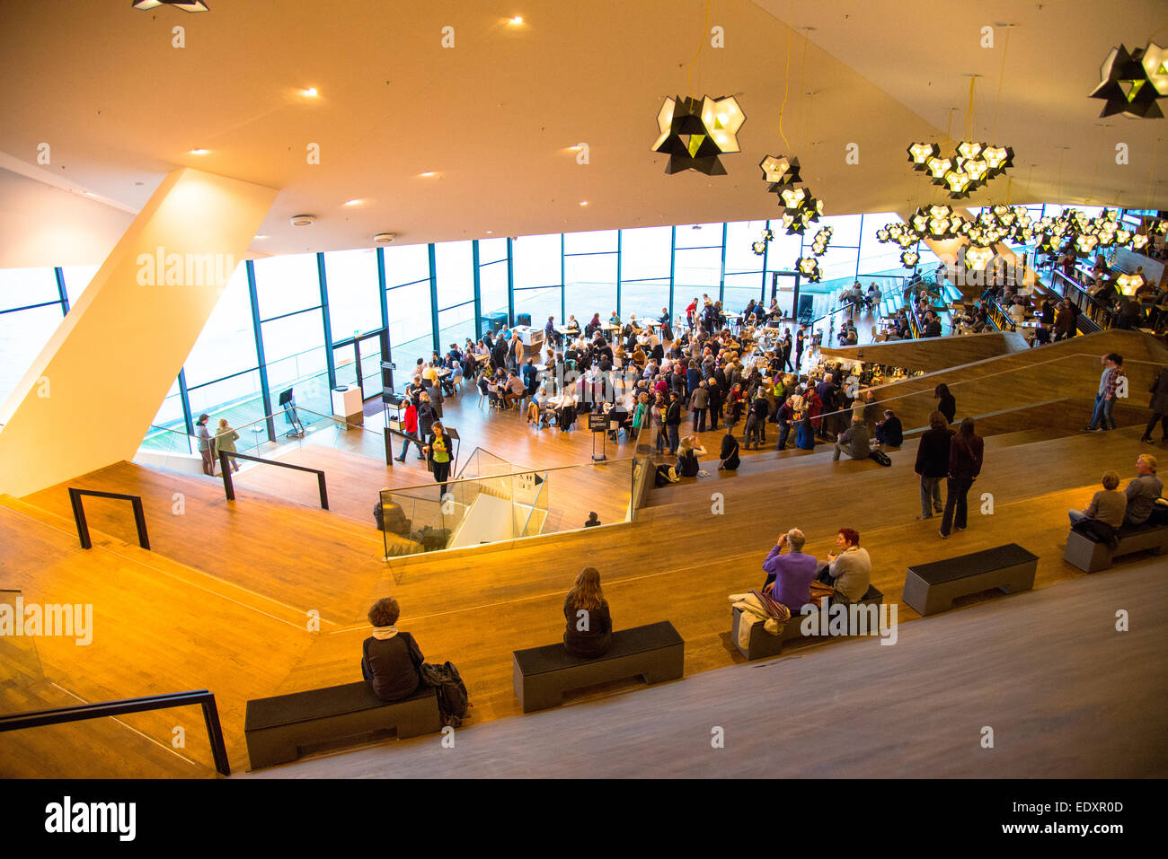 interior of eye museum in amsterdam holland Stock Photo