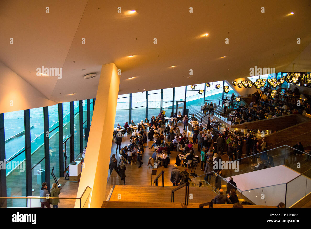 interior of eye museum in amsterdam holland Stock Photo