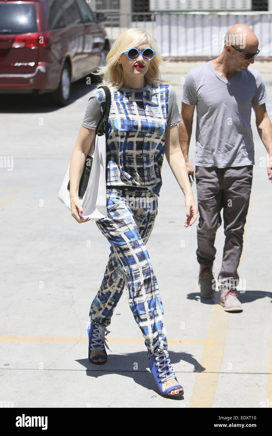 Gwen Stefani arriving at an acupuncture appointment Featuring: Gwen