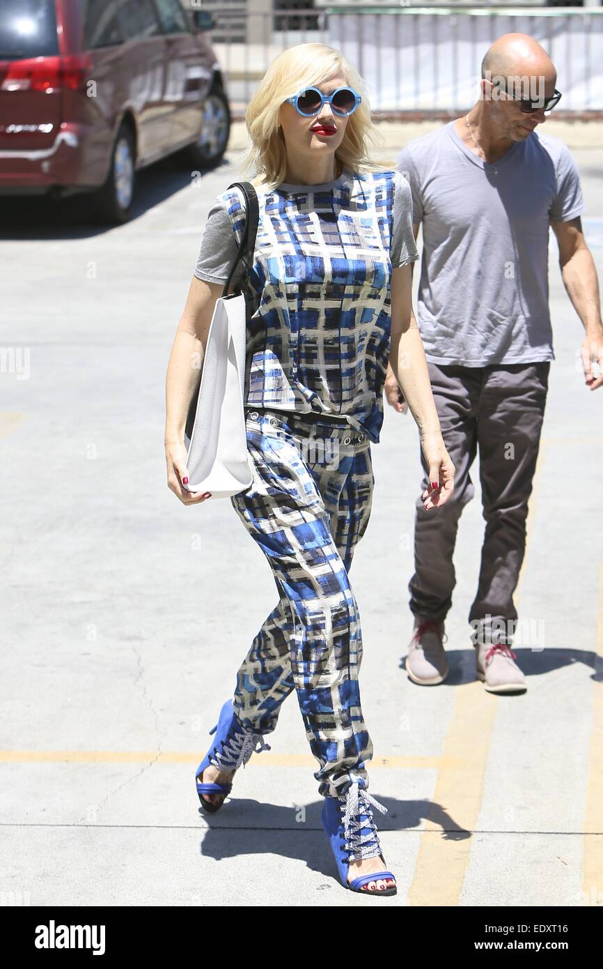 Gwen Stefani arriving at an acupuncture appointment Featuring: Gwen