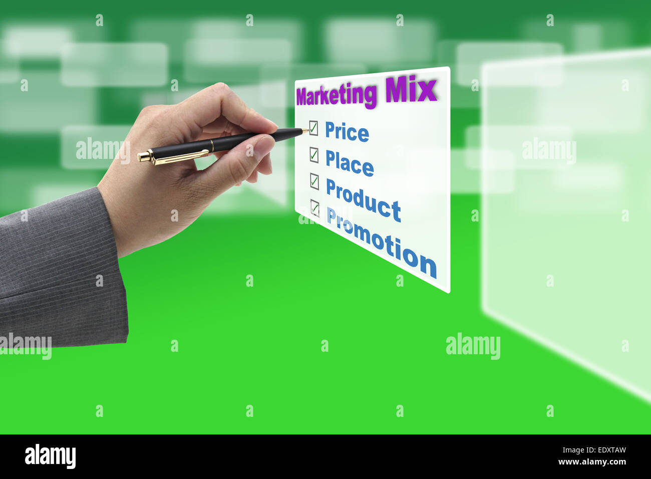 Marketing Mix Concept High Resolution Stock Photography And Images Alamy