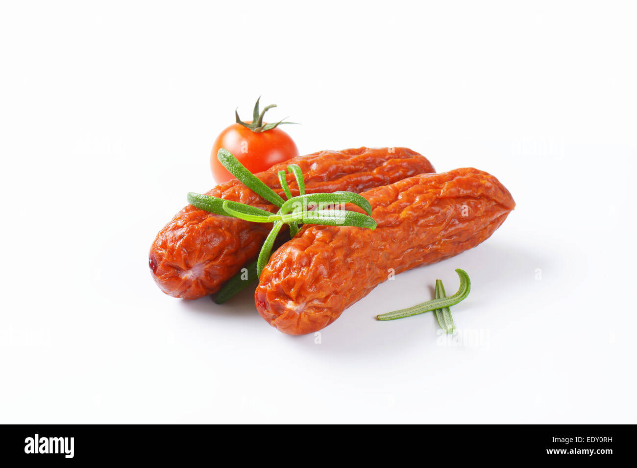 Kielbasa Mysliwska Lightly smoked and dried kielbasa sausages with