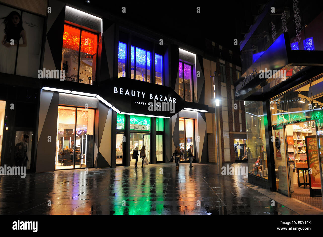 Harvey Nichols beauty bazaar in Liverpool Stock Photo - Alamy