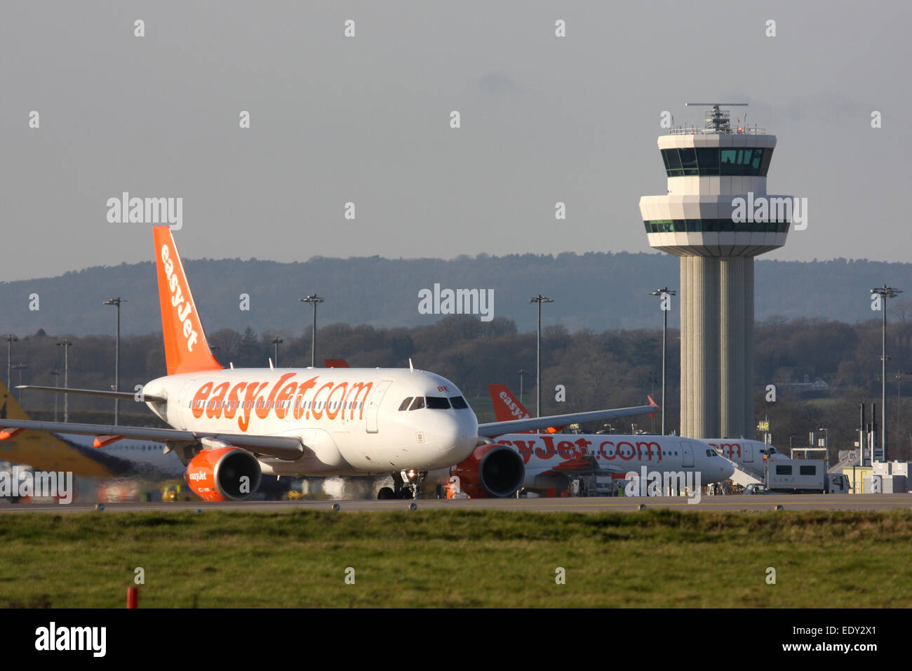EASYJET AT LGW GATWICK AIRPORT Stock Photo Alamy
