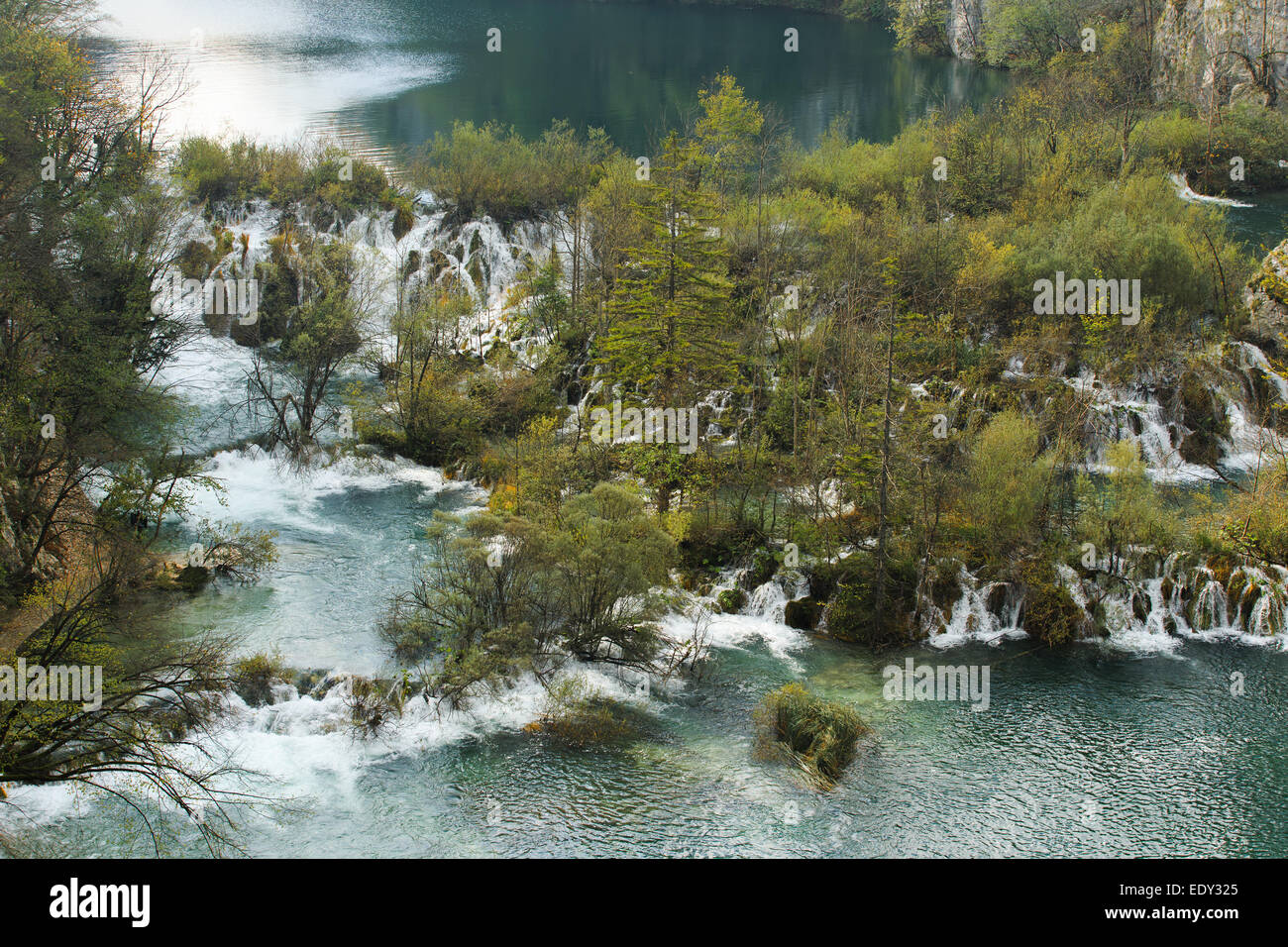 Plitvicka national park Croatia fall Stock Photo