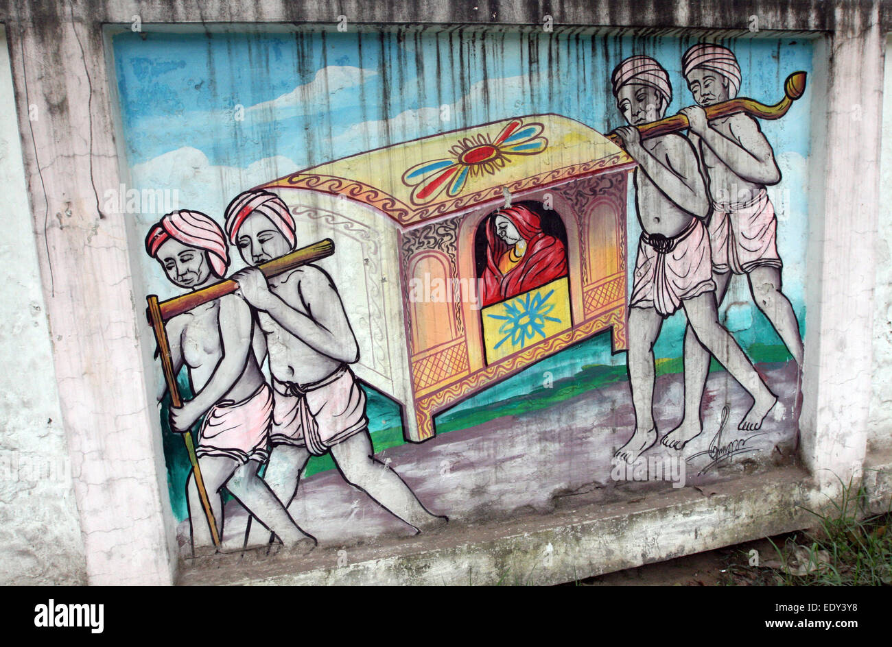 Wall paint . Dhaka 2015 Stock Photo Alamy