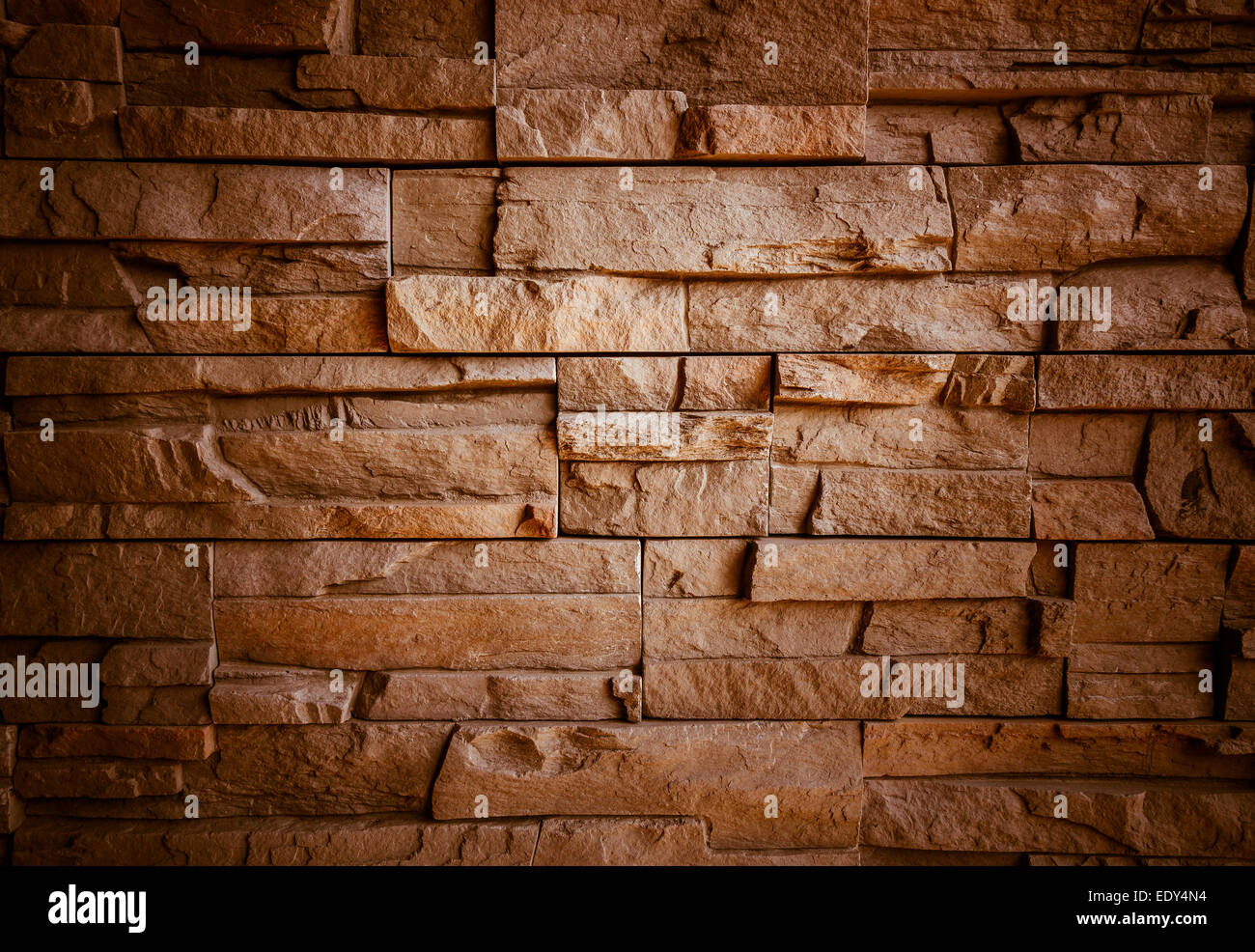 strange brickwall (Vignette) Stock Photo