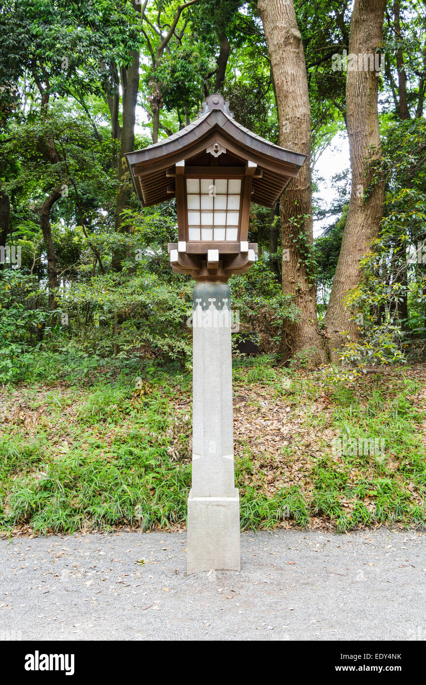Lamp in tample ,Japan Stock Photo