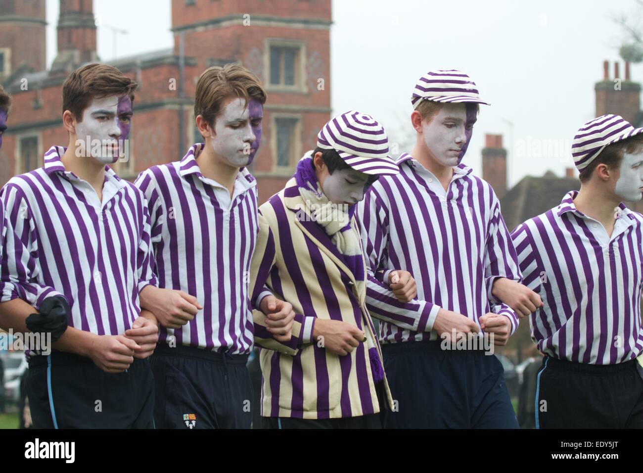 Eton College Wall Game Stock Photo - Alamy