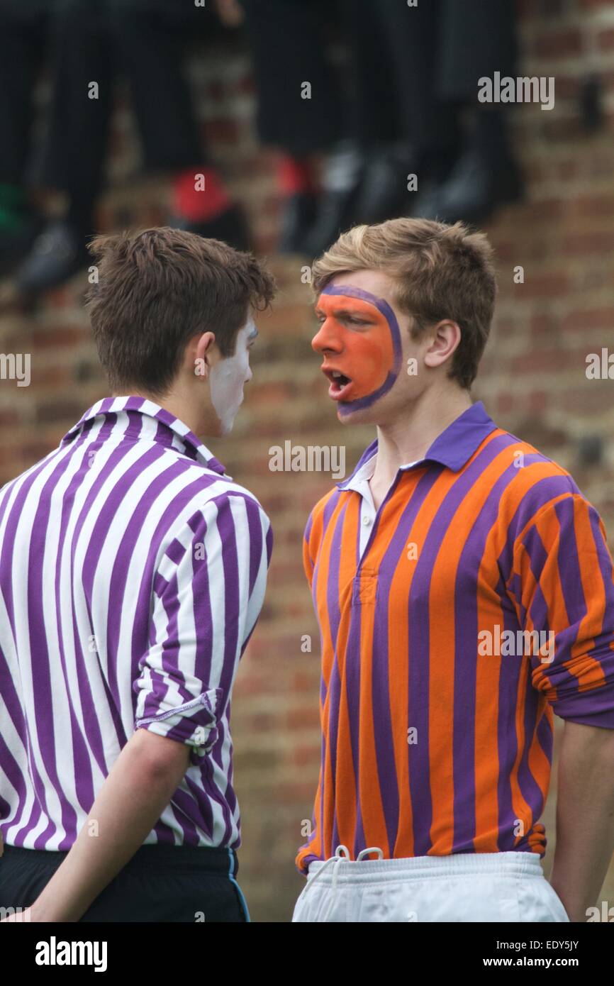 Eton College Wall Game Stock Photo - Alamy