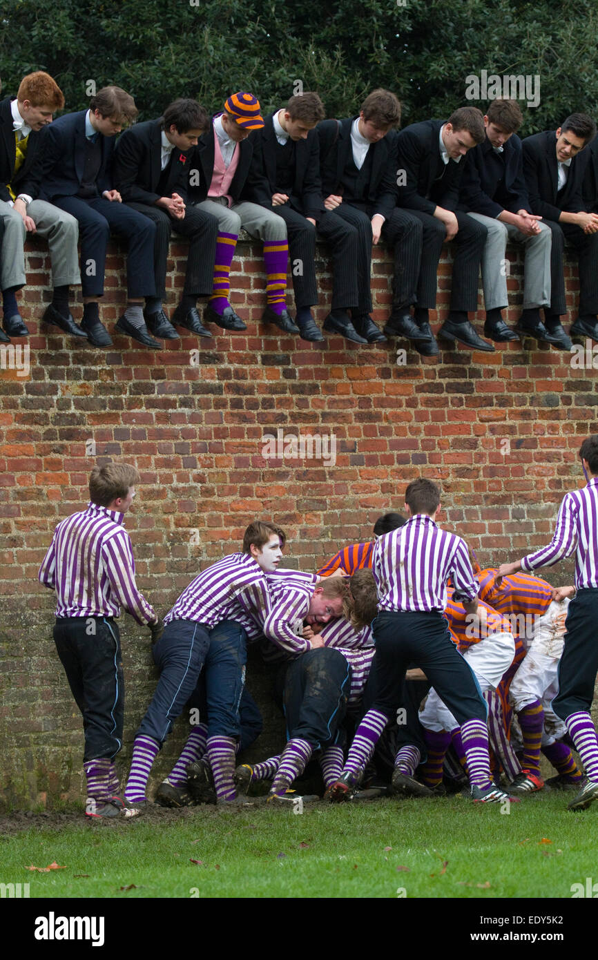 Eton wall game hi-res stock photography and images - Alamy
