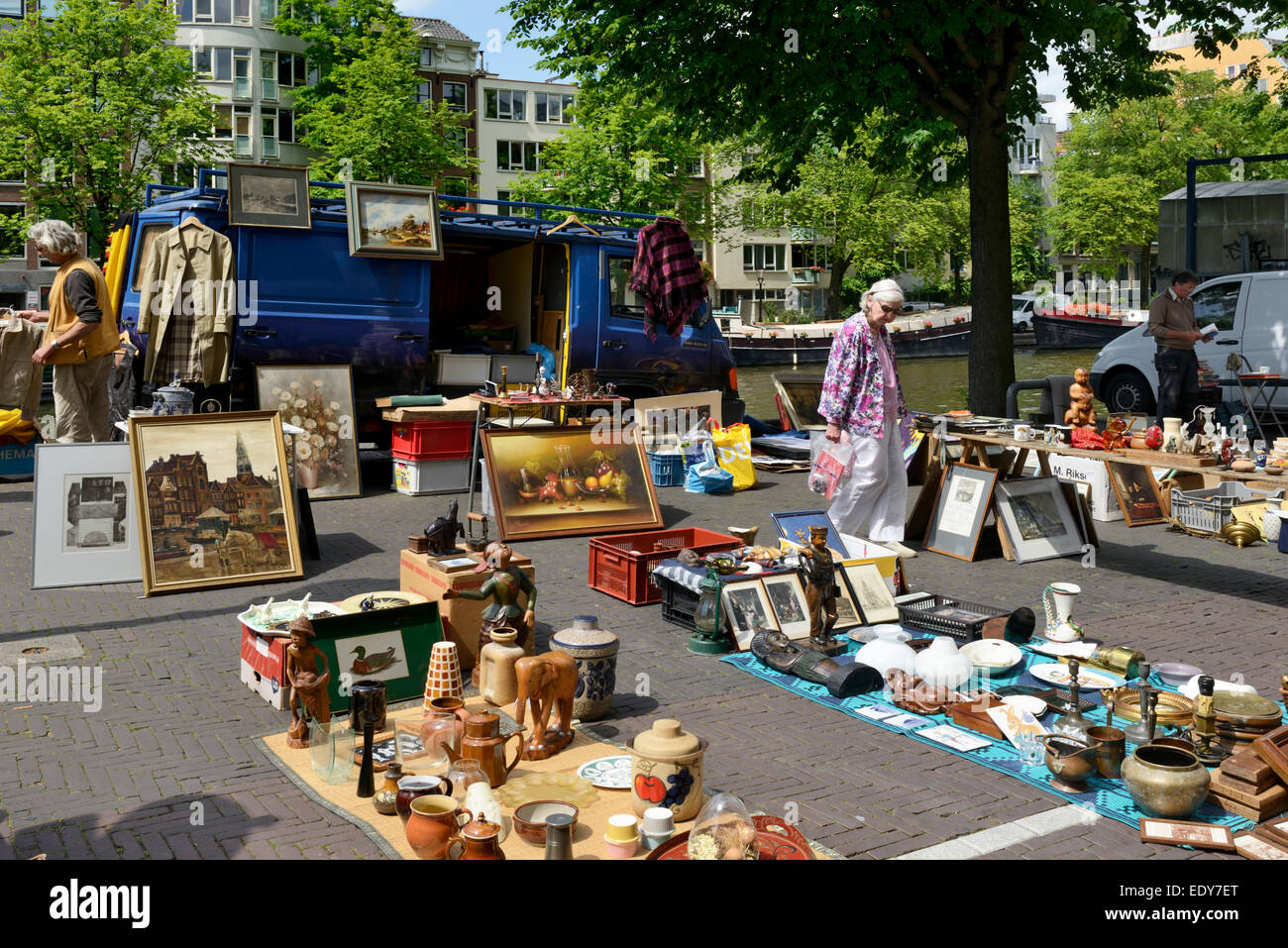 Waterlooplein Flea Market, Amsterdam, North Holland, Netherlands