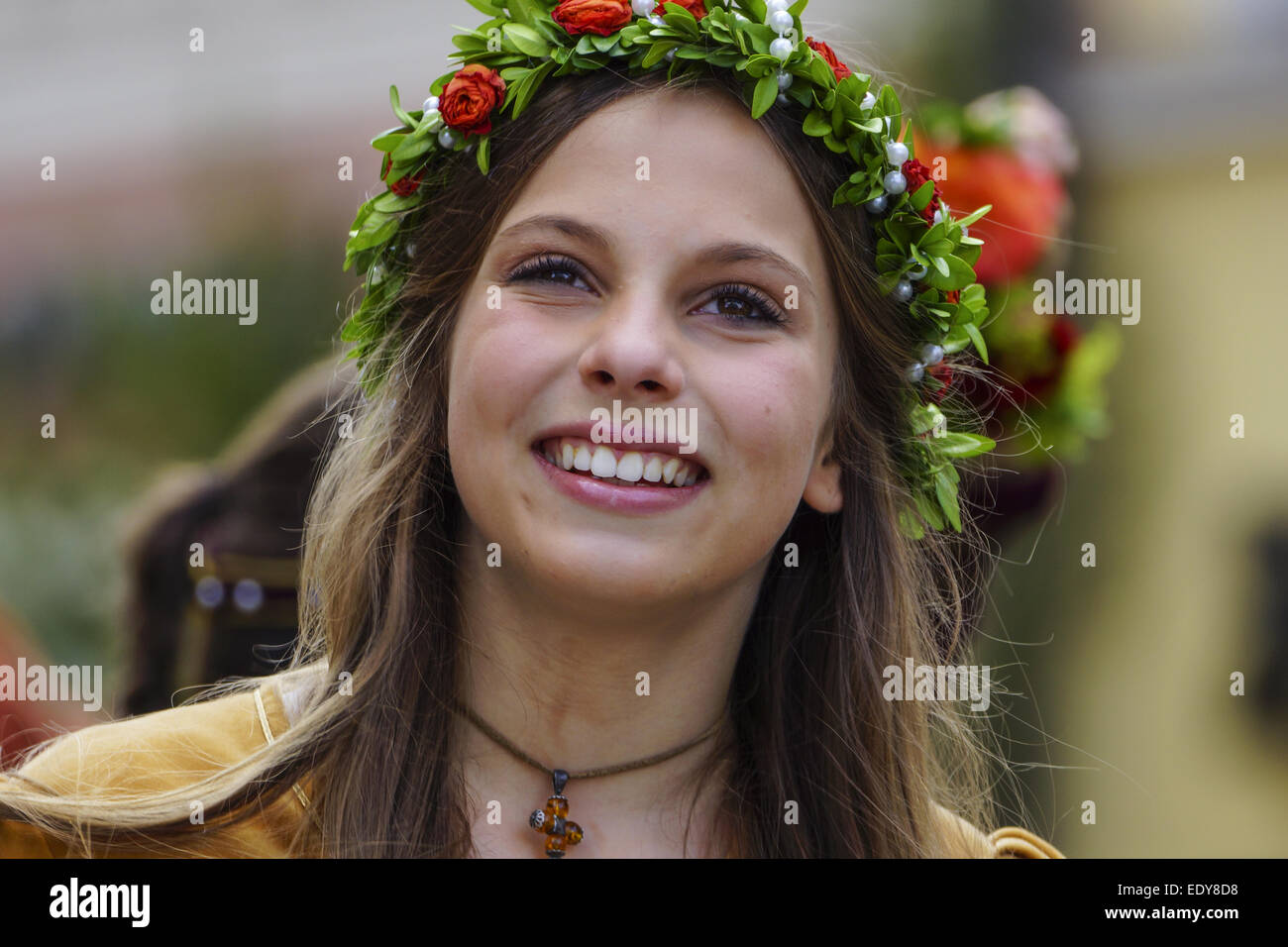 Mittelalterliche Spiele während der Landshuter Hochzeit in Landshut
