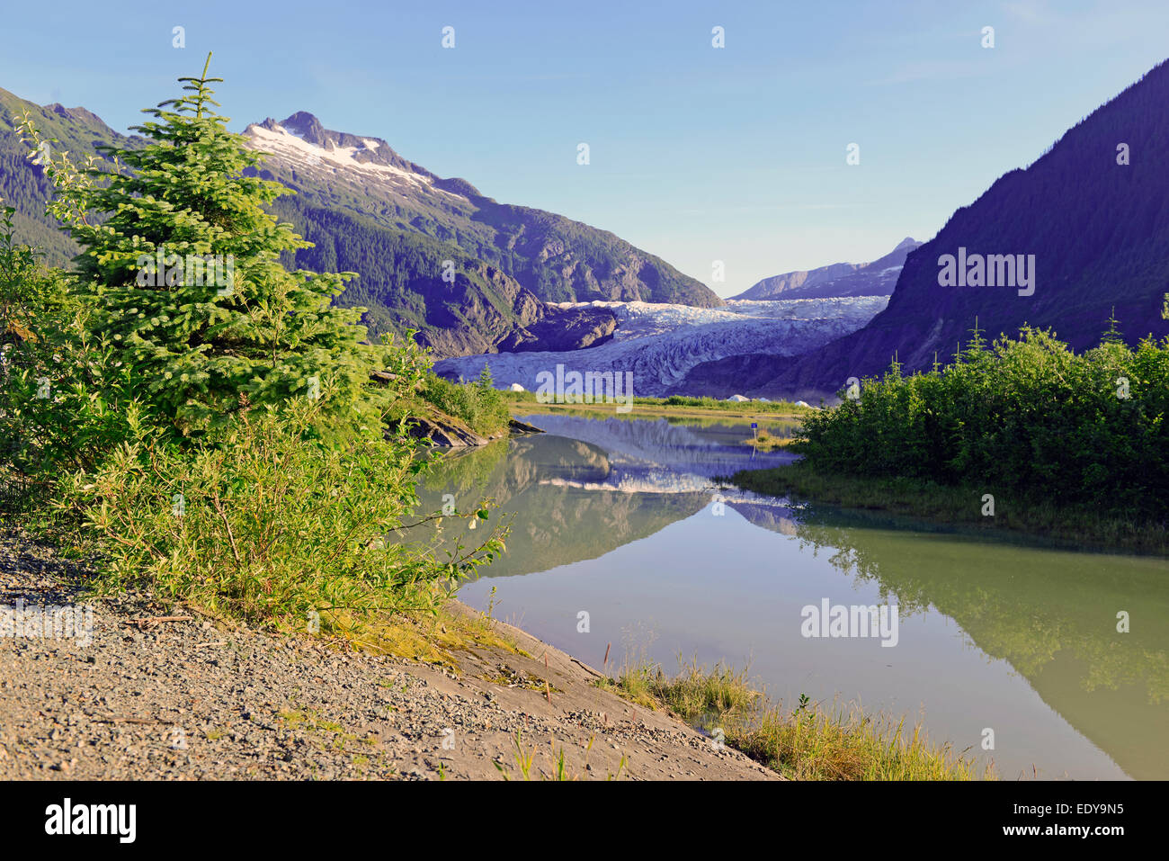 Wilderness landscape, Juneau, Alaska Stock Photo