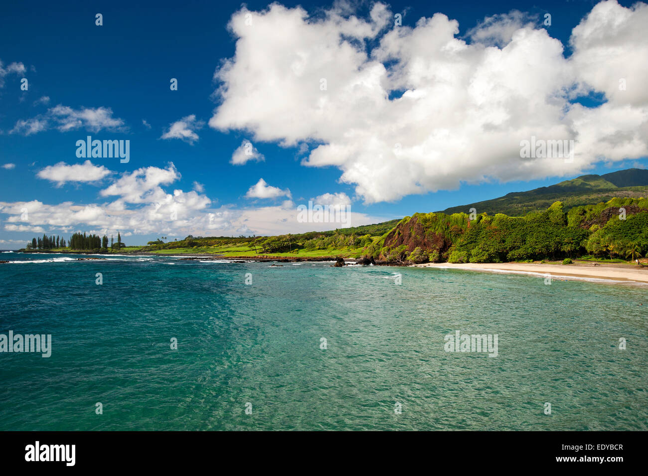 Hamoa beach, Maui Stock Photo